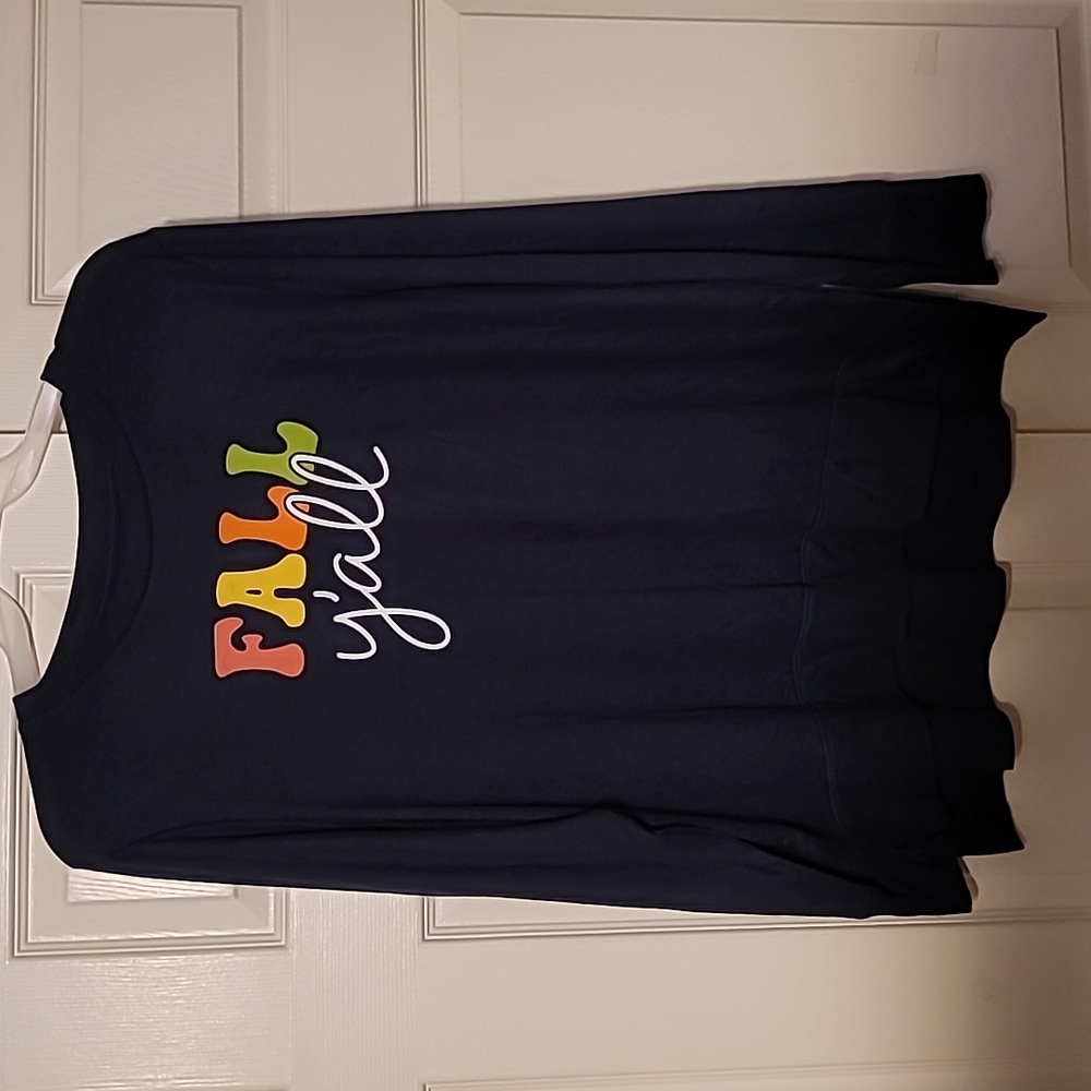 PositiviTees Fall Y'all long sleeve shirt 3xl